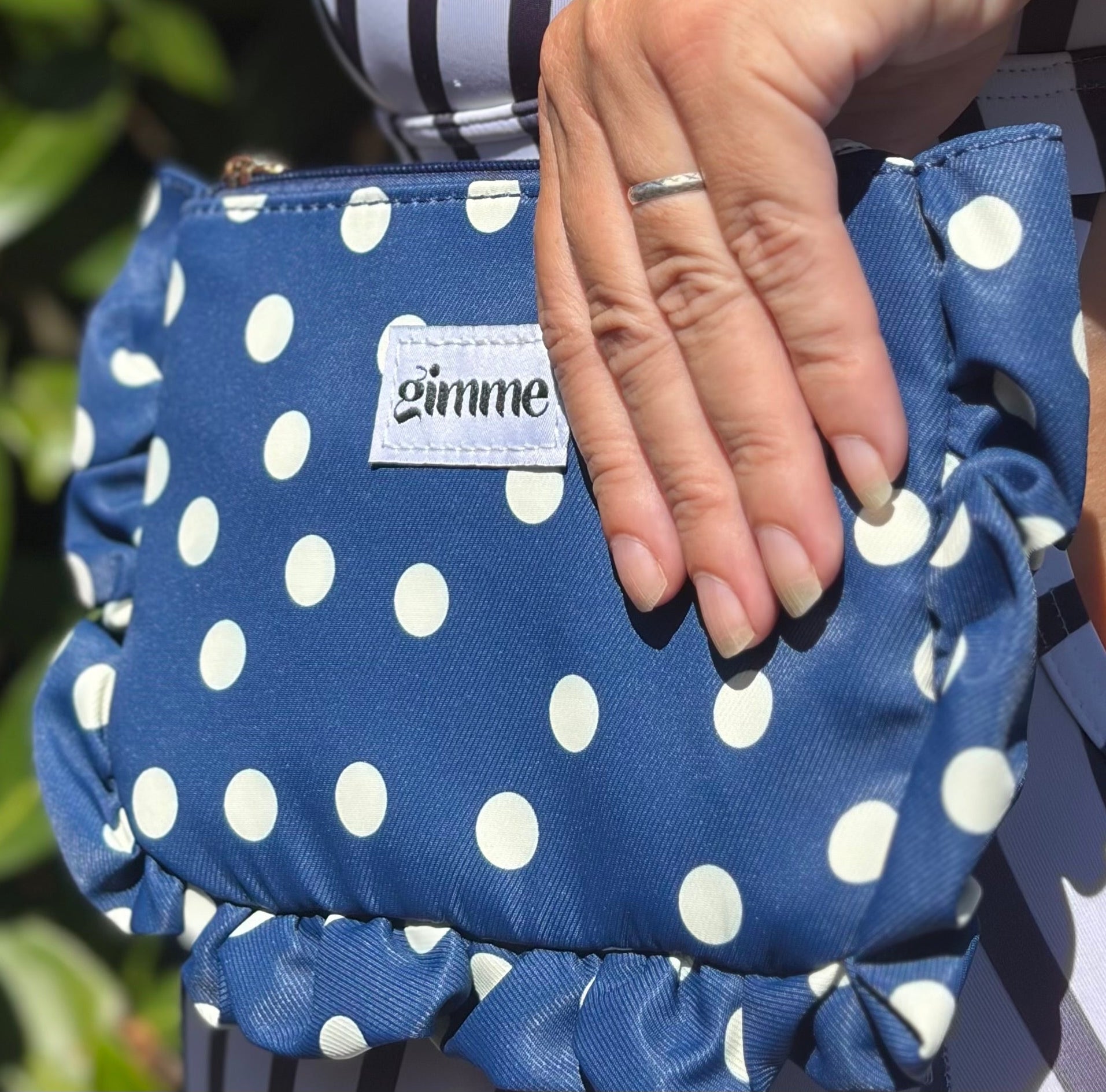 Pochette à pois
